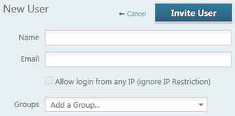 New user form