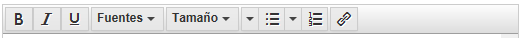 Text editing toolbar